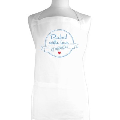 (image for) Personalised Baked With Love Apron