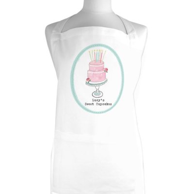 (image for) Personalised Vintage Pastel Cupcake Apron