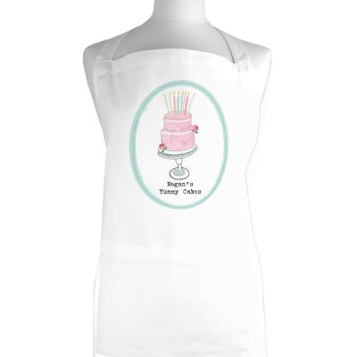 (image for) Personalised Vintage Pastel Cupcake Apron