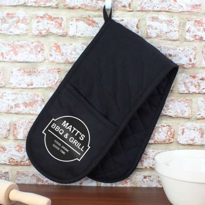 (image for) Personalised BBQ & Grill Oven Gloves