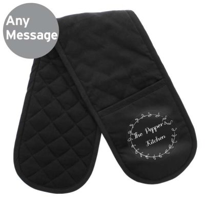 (image for) Personalised Wreath Oven Gloves