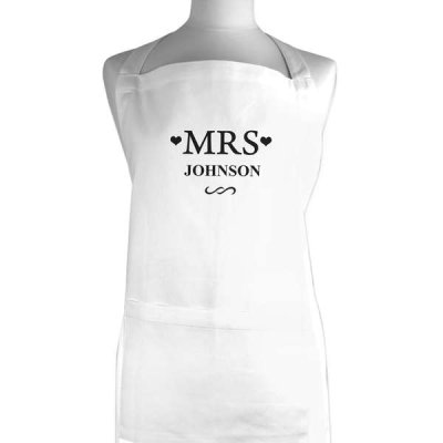 (image for) Personalised Mrs White Apron