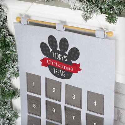 (image for) Personalised Pet Advent Calendar In Silver Grey