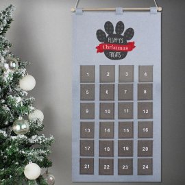 (image for) Personalised Pet Advent Calendar In Silver Grey