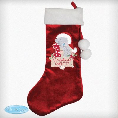 (image for) Personalised Tiny Tatty Teddy 'My 1st Christmas' Luxury Stocking