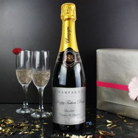 (image for) Personalised Elegant Grey Year Champagne