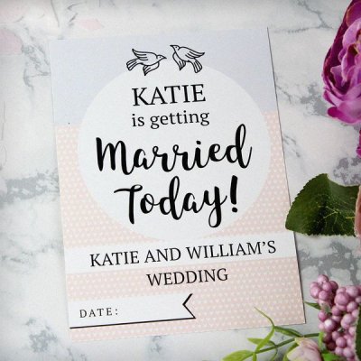 (image for) Personalised Wedding Cards For Milestone Moments