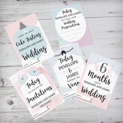 (image for) Personalised Wedding Cards For Milestone Moments