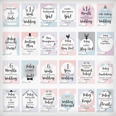 (image for) Personalised Wedding Cards For Milestone Moments