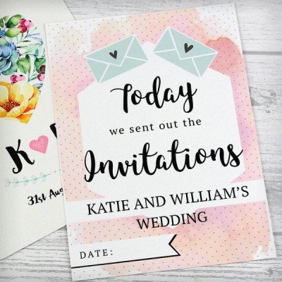 (image for) Personalised Wedding Cards For Milestone Moments