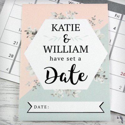 (image for) Personalised Wedding Cards For Milestone Moments