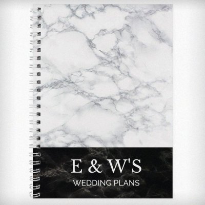 (image for) Personalised Marble Effect A5 Notebook