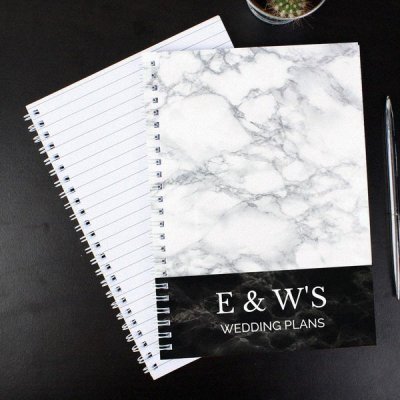 (image for) Personalised Marble Effect A5 Notebook