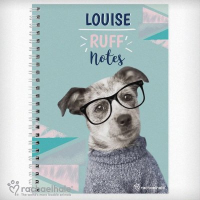 (image for) Personalised Rachael Hale 'Ruff Notes' Dog A5 Notebook