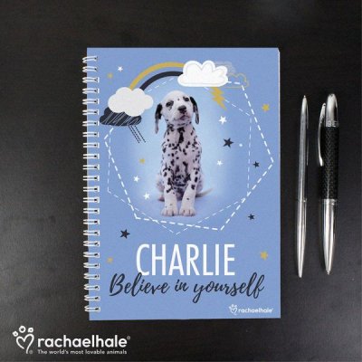 (image for) Personalised Rachael Hale Dalmatian A5 Notebook