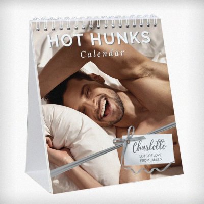 (image for) Personalised Hot Hunks Desk Calendar