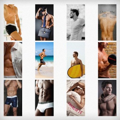 (image for) Personalised Hot Hunks Desk Calendar