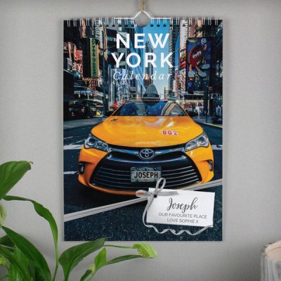 (image for) Personalised A4 New York Calendar