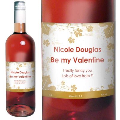 (image for) Personalised Rose Wine Ivy Label