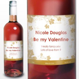 (image for) Personalised Rose Wine Ivy Label