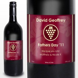 (image for) Personalised Red Wine Grape Label