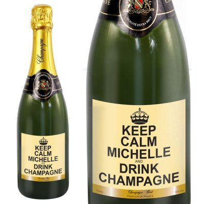 (image for) Personalised Keep Calm Champagne