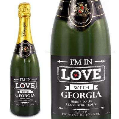 (image for) Personalised In Love With Champagne