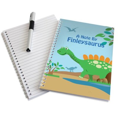 (image for) Personalised Dinosaur A5 Notebook