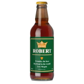 (image for) Personalised Gold Crown Beer