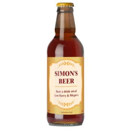 (image for) Personalised Gold Wheat Beer