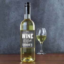 (image for) Personalised Wine O Clock White Wine