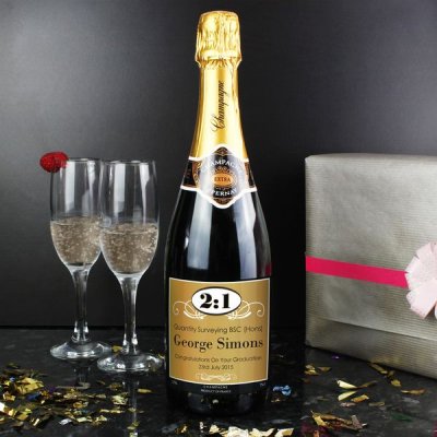 (image for) Personalised Ornate Champagne