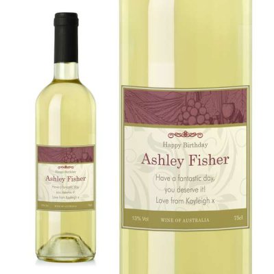 (image for) Personalised Traditional White Wine