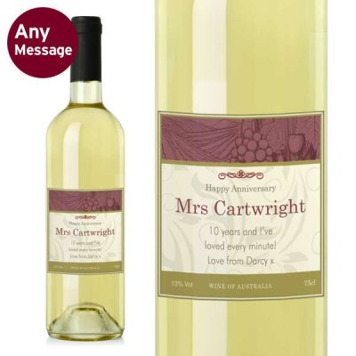 (image for) Personalised Traditional White Wine