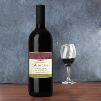 (image for) Personalised Traditional Red Wine