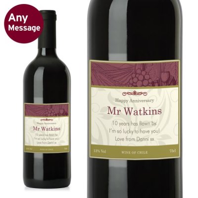 (image for) Personalised Traditional Red Wine