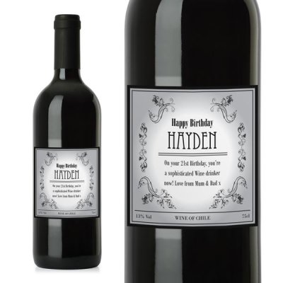 (image for) Personalised Vineyard Red Wine