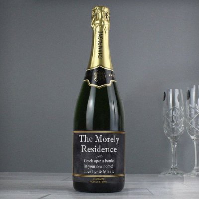 (image for) Personalised Chalkboard Champagne