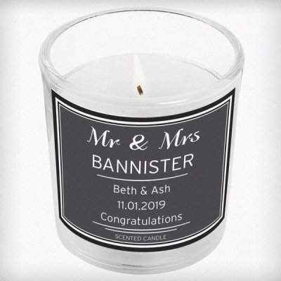 (image for) Personalised Classic Scented Jar Candle