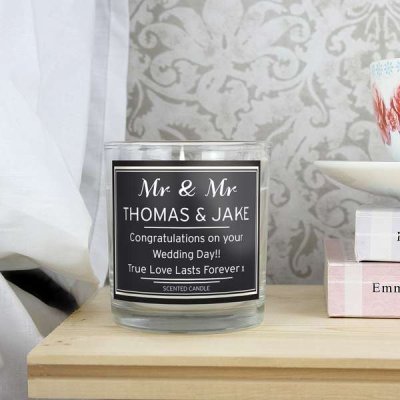 (image for) Personalised Classic Scented Jar Candle