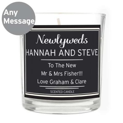 (image for) Personalised Classic Scented Jar Candle