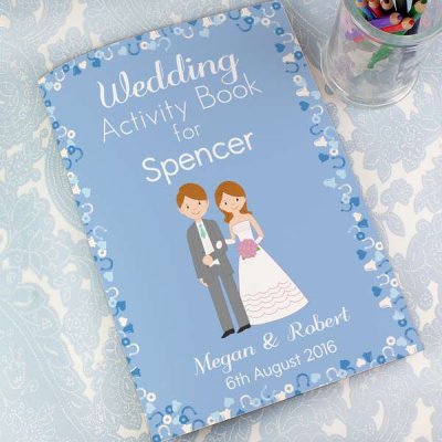 (image for) Personalised Wedding Activity Book for Boys