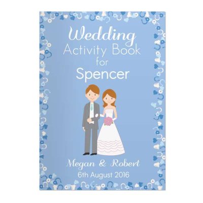 (image for) Personalised Wedding Activity Book for Boys