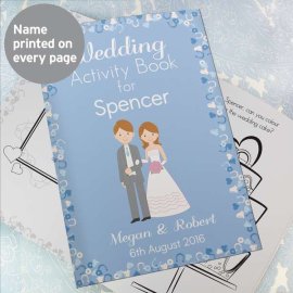 (image for) Personalised Wedding Activity Book for Boys