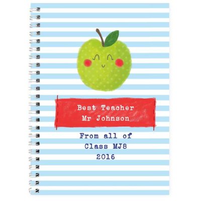 (image for) Personalised Happy Apple A5 Notebook