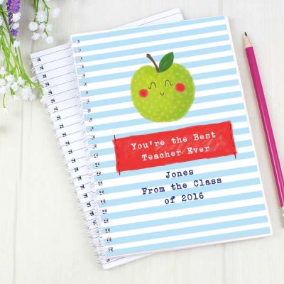 (image for) Personalised Happy Apple A5 Notebook