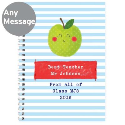 (image for) Personalised Happy Apple A5 Notebook