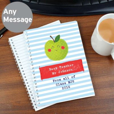 (image for) Personalised Happy Apple A5 Notebook