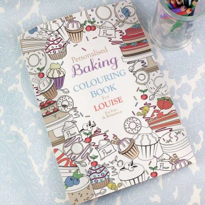 (image for) Personalised Baking Colouring Book