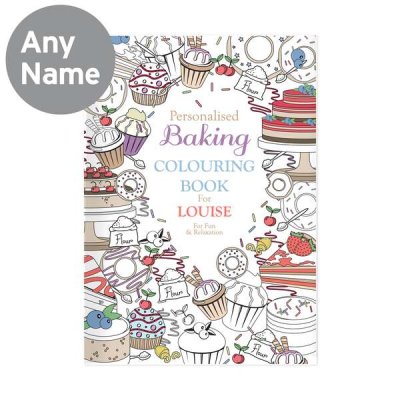 (image for) Personalised Baking Colouring Book